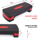 Aerobic Stepper 2 Steps Adjustable Exercise Board - Price in BD