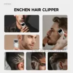 ENCHEN BOOST 2 Hair Clipper | Very Low Noise Rechargeable Trimmer – Black - Image 4