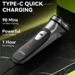 ENCHEN BlackStone Electric Shaver | Triple Blade USB Rechargeable Beard Shaver for Men - Image 4