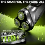 ENCHEN BlackStone Electric Shaver | Triple Blade USB Rechargeable Beard Shaver for Men - Image 3
