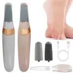 Rechargeable Electric Pedicure Set & Foot Grinder | Callus Remover with 2 Replaceable Roller Heads | Price in Bangladesh | Shetura.Com - Image 2