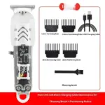 HL-999 Hair Clipper | Complete Hair Cutting & Touch-Up Kit Multicolour - Image 4