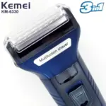 Kemei KM-6330 3-in-1 Professional Hair Trimmer | Grooming Kit, Shaver & Nose Trimmer Price in Bangladesh | Shetura.Com - Image 5