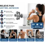 LM-280 Fascia Gun | 5-Headed Professional Deep Tissue Massager - Image 2