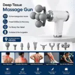 LM-280 Fascia Gun | 5-Headed Professional Deep Tissue Massager