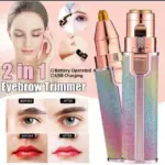 2-in-1 Lady Shaver & Eyebrow Trimmer USB Rechargeable | Women’s Facial Hair Remover Price in Bangladesh | Shetura.Com - Image 5