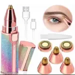 2-in-1 Lady Shaver & Eyebrow Trimmer USB Rechargeable | Women’s Facial Hair Remover Price in Bangladesh | Shetura.Com - Image 4