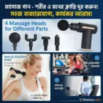 Mini Muscle Massage Gun – Portable & Low Noise Deep Tissue Massager