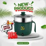 Mini Electric Multicooker 1.8L – Multifunctional Non-Stick Electric Cooker - Image 2