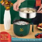 Mini Electric Multicooker 1.8L – Multifunctional Non-Stick Electric Cooker