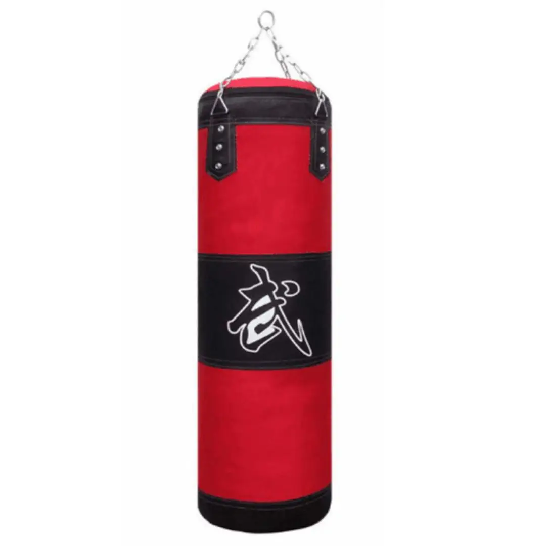 Pre-Filled Heavy Boxing Sandbag 100cm with Hanging Chain Ninja Fitness Pre-Filled Heavy Boxing Sandbag 100cm with Hanging Chain | Ninja Fitness - Image 1