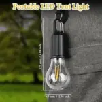 Rechargeable Retro LED Camping Lantern | 3 Lighting Modes & Clip Hook - Image 3