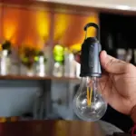 Rechargeable Retro LED Camping Lantern | 3 Lighting Modes & Clip Hook