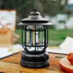 Rechargeable Retro LED Camping Lantern & Tent Light | Vintage Outdoor Flashlight - Image 5