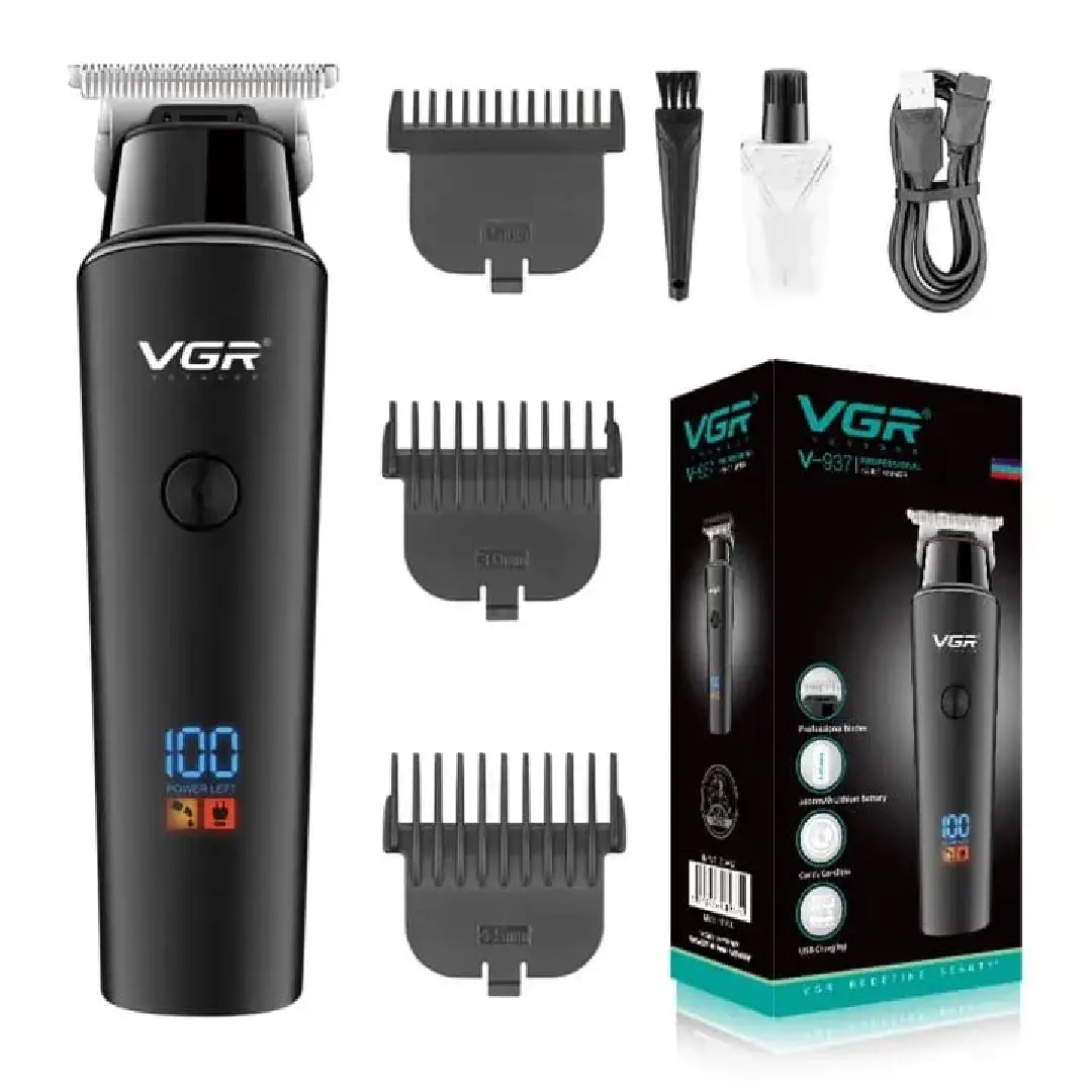 VGR 937 Beard Trimmer and Hair Clipper..... VGR V-937 Beard Trimmer & Hair Clipper | Cordless Rechargeable Grooming Trimmer Price in Bangladesh | Shetura.Com - Image 1