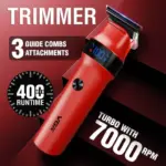 VGR V-987 Professional Hair Trimmer | 7000 RPM Turbo Mode - Image 3