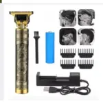 Vintage T9 Hair Trimmer for Men | Type-C Fast Charging Professional Hair Clipper - Image 4