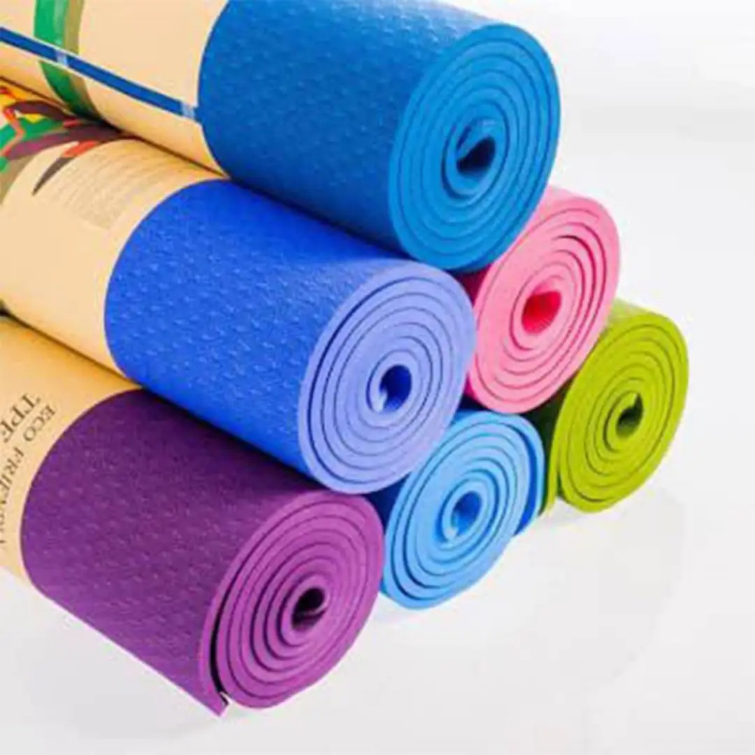 Yoga Mat YOGA MAT TPE 8MM- 2/6 FEET ECO FRIENDLY, NON SLIPPERY, WASHABLE - Image 1
