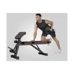 Buy Adjustable Dumbbell Bench with Leg Press & Preacher Curl | Shetura - Image 2