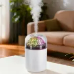 300ML Cool Mist Humidifier – Volcano Air Humidifier with Colourful Night Light - Image 2