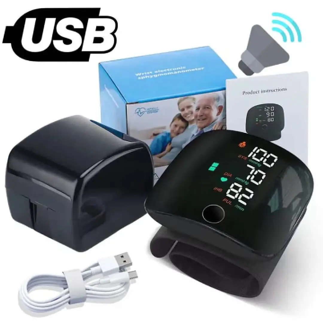 Automatic Digital Wrist Blood Pressure Monitor – BP Machine Automatic Digital Wrist Blood Pressure Monitor – BP Machine - Image 1