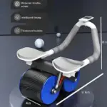 Automatic Rebound Ab Roller Wheel – Dual Wheel Abdominal Exercise Roller with Elbow Support - Image 5