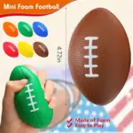 Hand Exercise Rugby Ball – Soft Squeeze Ball for Grip Strength & Stress Relief - Image 2