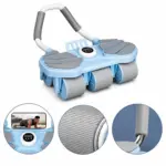 Six Wheel Automatic Rebound AB Roller with Elbow Support | Core Exercise Wheel - Image 2