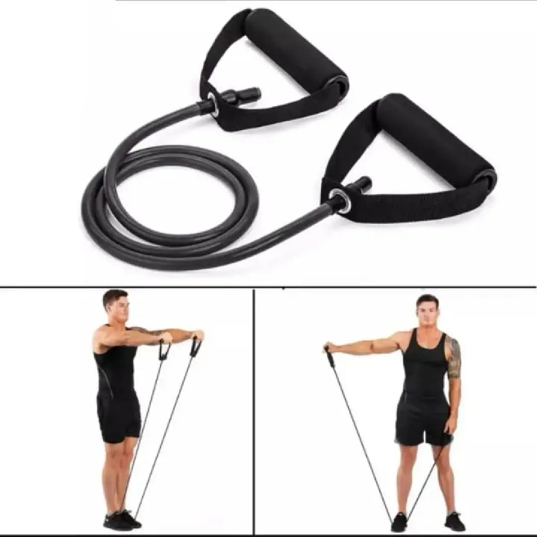 120cm Yoga Pull Rope Elastic Resistance Bands Fitness Workout Exercise Tubes Practical Training Rubber Tensile Expander(3) 120cm Yoga Pull Rope Resistance Band for Fitness & Home Workout - Image 1