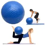 75cm Gym Ball Price in Bangladesh – Pimpled Yoga Fitness Ball with Pump - Image 5