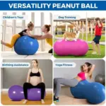 Peanut Therapy Gym Ball 75cm with Pump – Kids Exercise & Fitness Ball Price in Bangladesh - Image 2