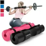 T-FLY Barbell Squat Pad Foam – Weightlifting Neck & Shoulder Protection Support with Straps